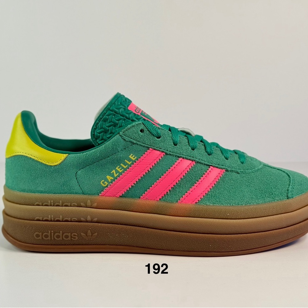Adidas Gazelle Women's Sneakers in Green and Pink